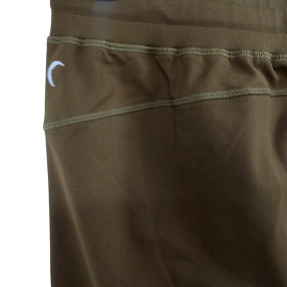 Zyia Unwind Army Green Pull On Joggers Pants Size L Athletic Stretch Drawstring - Picture 8 of 11